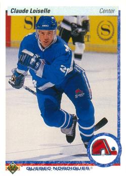 #338 Claude Loiselle - Quebec Nordiques - 1990-91 Upper Deck Hockey