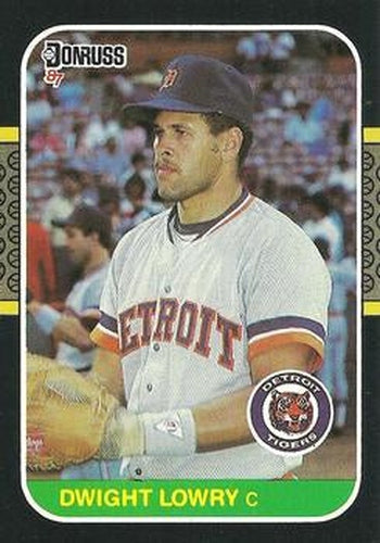 #338 Dwight Lowry - Detroit Tigers - 1987 Donruss Baseball