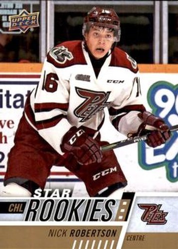 #338 Nick Robertson - Peterborough Petes - 2017-18 Upper Deck CHL Hockey