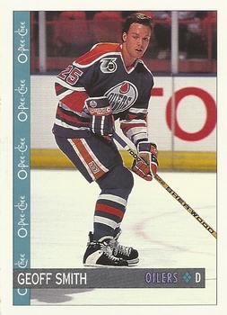 #338 Geoff Smith - Edmonton Oilers - 1992-93 O-Pee-Chee Hockey