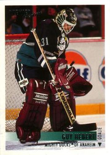 #338 Guy Hebert - Anaheim Mighty Ducks - 1994-95 O-Pee-Chee Premier Hockey