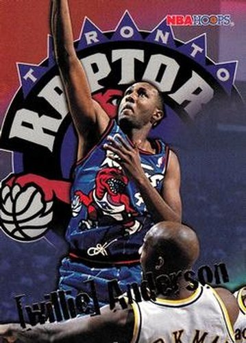 #338 Willie Anderson - Toronto Raptors - 1995-96 Hoops Basketball
