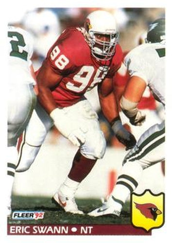 #338 Eric Swann - Phoenix Cardinals - 1992 Fleer Football