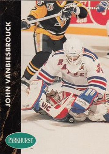 #338 John Vanbiesbrouck - New York Rangers - 1991-92 Parkhurst Hockey