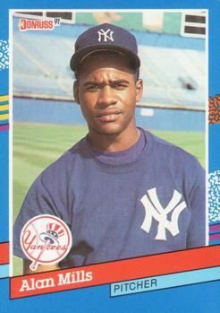 #338 Alan Mills - New York Yankees - 1991 Donruss Baseball