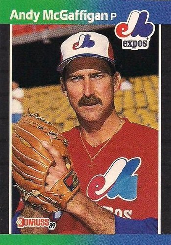 #338 Andy McGaffigan - Montreal Expos - 1989 Donruss Baseball