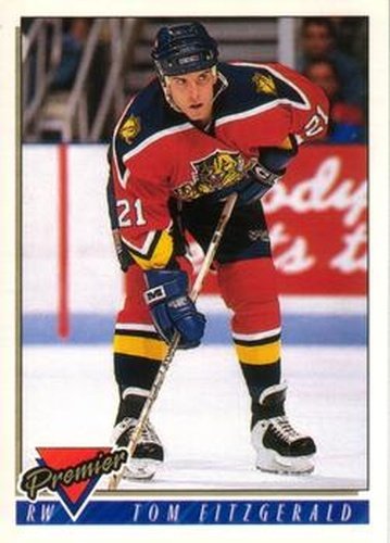 #338 Tom Fitzgerald - Florida Panthers - 1993-94 O-Pee-Chee Premier Hockey