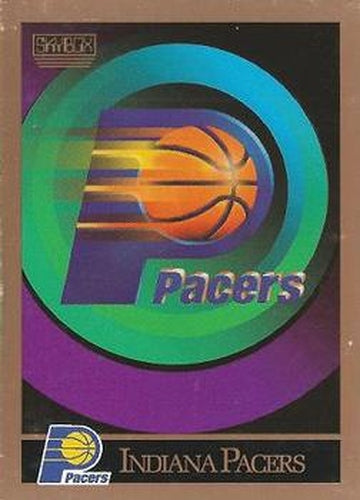 #338 Indiana Pacers - Indiana Pacers - 1990-91 SkyBox Basketball