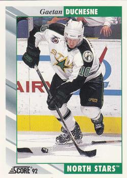 #338 Gaetan Duchesne - Minnesota North Stars - 1992-93 Score USA Hockey