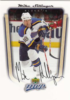 #338 Mike Sillinger - St. Louis Blues - 2005-06 Upper Deck MVP Hockey