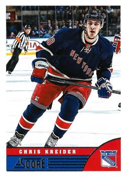 #338 Chris Kreider - New York Rangers - 2013-14 Score Hockey