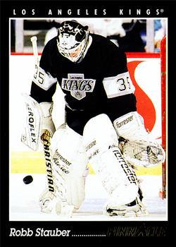 #338 Robb Stauber - Los Angeles Kings - 1993-94 Pinnacle Hockey