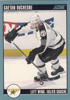 #338 Gaetan Duchesne - Minnesota North Stars - 1992-93 Score Canadian Hockey