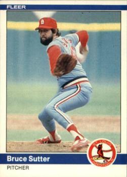 #338 Bruce Sutter - St. Louis Cardinals - 1984 Fleer Baseball