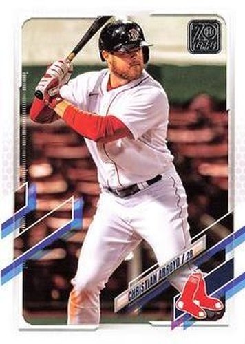 #338 Christian Arroyo - Boston Red Sox - 2021 Topps Baseball