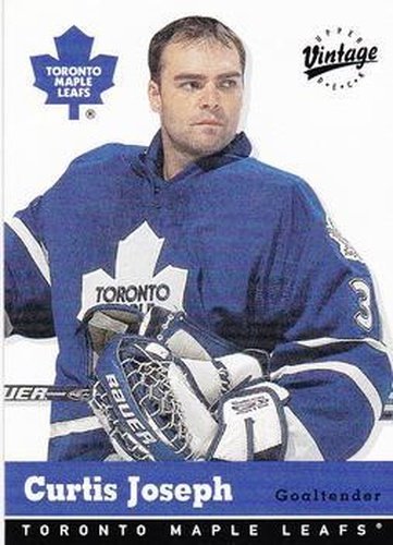 #338 Curtis Joseph - Toronto Maple Leafs - 2000-01 Upper Deck Vintage Hockey