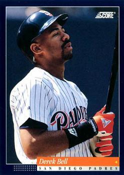#338 Derek Bell - San Diego Padres -1994 Score Baseball