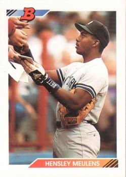 #338 Hensley Meulens - New York Yankees - 1992 Bowman Baseball