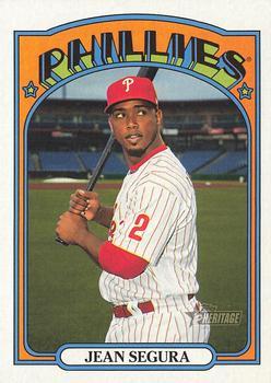 #338 Jean Segura - Philadelphia Phillies - 2021 Topps Heritage Baseball