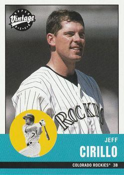 #338 Jeff Cirillo - Colorado Rockies - 2001 Upper Deck Vintage Baseball