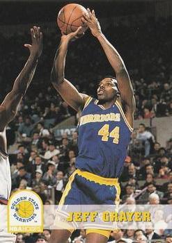 #338 Jeff Grayer - Golden State Warriors - 1993-94 Hoops Basketball