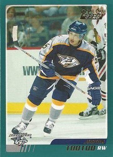 #338 Jordin Tootoo - Nashville Predators - 2003-04 O-Pee-Chee Hockey