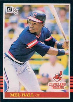 #338 Mel Hall - Cleveland Indians - 1985 Donruss Baseball
