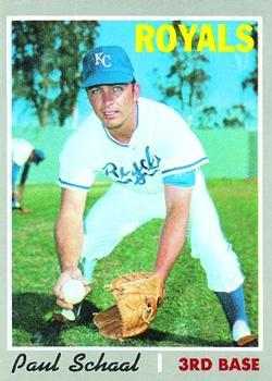 #338 Paul Schaal - Kansas City Royals - 1970 Topps Baseball