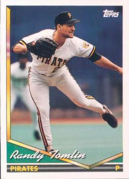 #338 Randy Tomlin - Pittsburgh Pirates - 1994 Topps Baseball