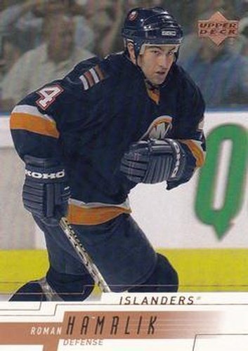 #338 Roman Hamrlik - New York Islanders - 2000-01 Upper Deck Hockey