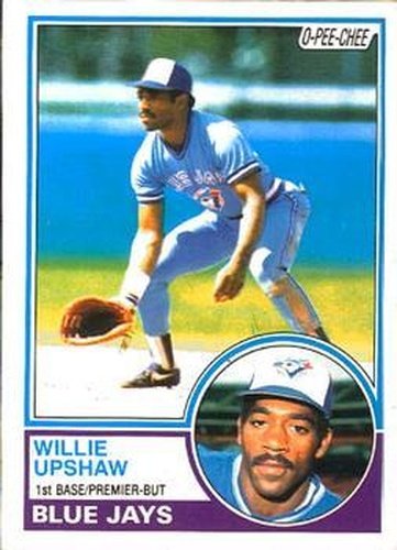 #338 Willie Upshaw - Toronto Blue Jays - 1983 O-Pee-Chee Baseball