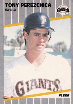 #338 Tony Perezchica - San Francisco Giants - 1989 Fleer Baseball