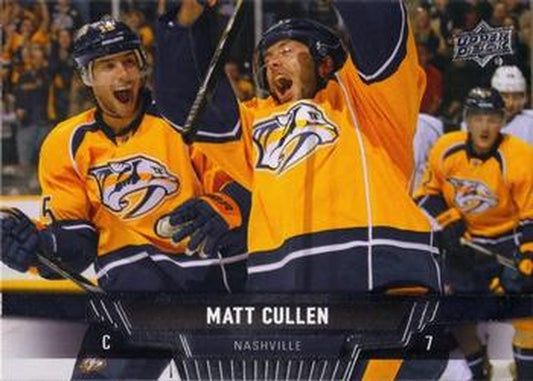 #338 Matt Cullen - Nashville Predators - 2013-14 Upper Deck Hockey