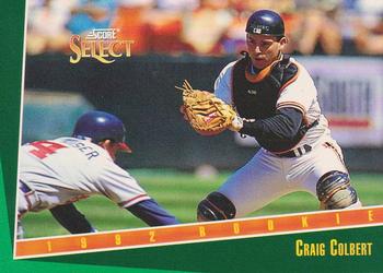 #338 Craig Colbert - San Francisco Giants - 1993 Select Baseball