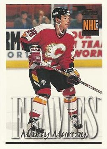 #338 Marty Murray - Calgary Flames - 1995-96 Topps Hockey