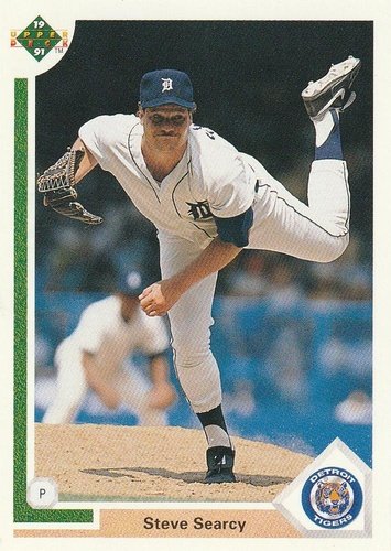 #338 Steve Searcy - Detroit Tigers - 1991 Upper Deck Baseball