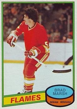 #338 Brad Marsh - Calgary Flames - 1980-81 O-Pee-Chee Hockey