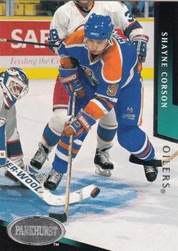 #338 Shayne Corson - Edmonton Oilers - 1993-94 Parkhurst Hockey