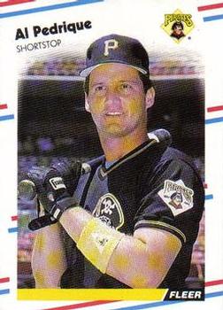 #338 Al Pedrique - Pittsburgh Pirates - 1988 Fleer Baseball
