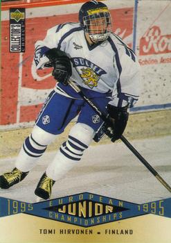 #338 Tomi Hirvonen - Finland - 1995-96 Collector's Choice Hockey