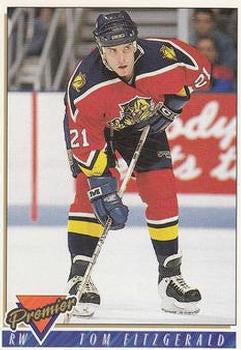 #338 Tom Fitzgerald - Florida Panthers - 1993-94 Topps Premier Hockey