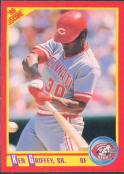 #338 Ken Griffey Sr. - Cincinnati Reds - 1990 Score Baseball