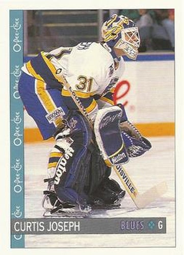 #339 Curtis Joseph - St. Louis Blues - 1992-93 O-Pee-Chee Hockey