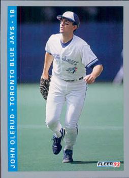 #339 John Olerud - Toronto Blue Jays - 1993 Fleer Baseball