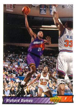 #339 Richard Dumas - Phoenix Suns - 1992-93 Upper Deck Basketball