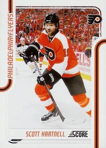 #339 Scott Hartnell - Philadelphia Flyers - 2011-12 Score Hockey