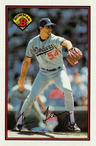 #339 Tim Leary - Los Angeles Dodgers - 1989 Bowman Baseball