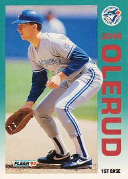 #339 John Olerud - Toronto Blue Jays - 1992 Fleer Baseball