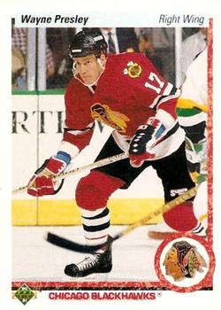 #339 Wayne Presley - Chicago Blackhawks - 1990-91 Upper Deck Hockey