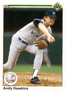 #339 Andy Hawkins - New York Yankees - 1990 Upper Deck Baseball